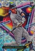 2023 Topps Cosmic Chrome #84 Oswald Peraza Nucleus Baseball Card
