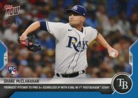 2021 Topps Now #927 Shane McClanahan Blue Baseball Card