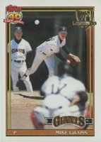 1991 Topps Desert Shield #242 Mike LaCoss Baseball Card