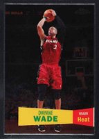 2007 Topps Chrome #3 Dwyane Wade 1957-58 Variation Basketball Card
