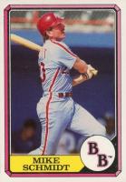1987 Boardwalk & Baseball Top Run Makers #1 Mike Schmidt No Slash Baseball Card