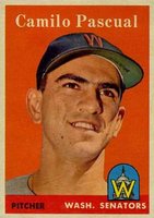 1958 Topps #219 Camilo Pascual Baseball Card