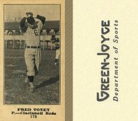 1916 Green-Joyce #175 Fred Toney Baseball Card