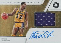 2019 Panini Opulence Golden Autographed Memorabilia #GAMMJ Magic Johnson Basketball Card