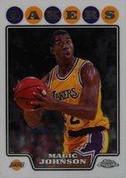 2008 Topps Chrome #171 Magic Johnson Basketball Card
