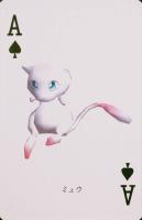 1998 Pokemon Stadium Green Version Playing Cards # Mew Ace of Spades TCG Card