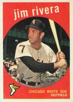 1959 Topps #213 Jim Rivera Baseball Card