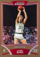 2008 Bowman Chrome #109 Larry Bird Gold Refractor Basketball Card