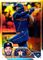 2023 Topps Chrome #112 Jose Altuve Refractor Baseball Card