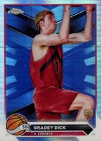 2023 Topps Chrome #169 Gradey Dick Prism Refractor Basketball Card