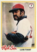 1978 Topps #345 Luis Tiant Baseball Card