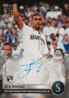 2022 Topps Now #568A Julio Rodriguez Autograph Baseball Card
