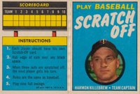 1970 Topps Scratch-Offs # Harmon Killebrew Baseball Card