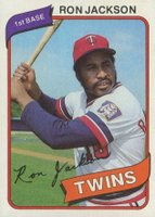 1980 Topps #18 Ron Jackson Baseball Card