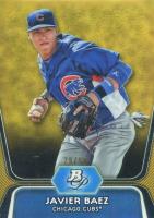 2012 Bowman Platinum Prospects #BPP85 Javier Baez Gold Refractor Baseball Card