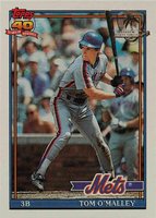 1991 Topps Desert Shield #257 Tom O'Malley Baseball Card