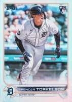 2022 Topps Update #US20 Spencer Torkelson Rainbow Foil Baseball Card