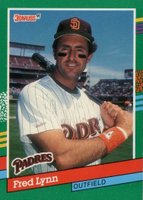 1991 Donruss #673 Fred Lynn Baseball Card