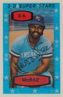 1975 Kellogg's Kelloggs #53 Hal McRae Baseball Card