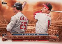 2015 Topps Inspired Play #I-9 Mark McGwire/Stan Musial Baseball Card