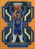 2021 Panini Prizm #307 Jonathan Kuminga Orange Prizm Basketball Card