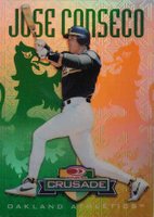 1998 Donruss Crusade #37 Jose Canseco Green Baseball Card