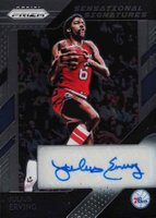2018 Panini Prizm Sensational Signatures #SSJEV Julius Erving Basketball Card