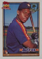 1991 Topps Desert Shield #626 Gerald Young Baseball Card