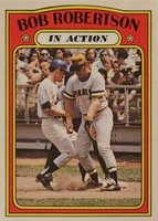 1972 O-Pee-Chee #430 Bob Robertson In Action Baseball Card