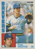1984 O-Pee-Chee #60 Paul Molitor Baseball Card