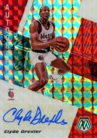 2019 Panini Mosaic Autographs Mosaic #AMCDX Clyde Drexler Basketball Card