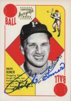 1997 Topps Stars Rookie Reprint #8 Ralph Kiner Autograph Baseball Card