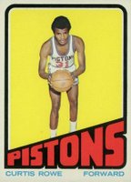 1972 Topps #24 Curtis Rowe Basketball Card