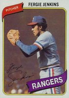 1980 Topps #390 Fergie Jenkins Baseball Card