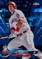 2018 Topps Chrome Sapphire Edition #300 Mike Trout Baseball Card