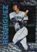2020 Bowman Platinum Top Prospects #TOP94 Julio Rodriguez Icy Baseball Card