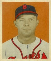 1949 Bowman #88 Bill Salkeld No name on front Baseball Card
