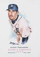 2007 Topps Allen & Ginter #203 Justin Verlander Baseball Card