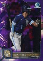 2022 Bowman Chrome Sapphire Edition #25 MJ Melendez Purple Baseball Card