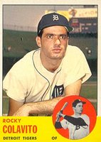 1963 Topps #240 Rocky Colavito Baseball Card