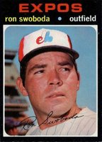 1971 Topps #665 Ron Swoboda Short Print Baseball Card
