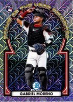 2023 Bowman Mega Box Chrome ROY Favorites #11 Gabriel Moreno Baseball Card