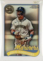 2024 Topps Chrome 1989 Topps Baseball Chrome Layer Variations #6 Julio Rodriguez Baseball Card