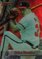 1994 Bowman's Best  #36 Greg Maddux Red Refractor Baseball Card