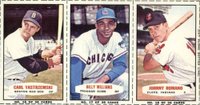 1964 Bazooka Panel # Yastrzemski/Williams/Romano Baseball Card