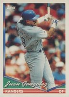 1994 Topps #685 Juan Gonzalez Baseball Card