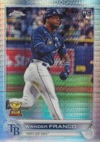 2022 Topps Chrome Sonic #35 Wander Franco Refractor Baseball Card