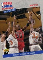 1993 Upper Deck #193 NBA Playoff Highlights Basketball Card