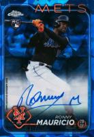 2024 Topps Chrome Sapphire Update Series Chrome Sapphire Autographs #RM Ronny Mauricio Baseball Card