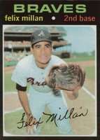 1971 Topps #81 Felix Millan Baseball Card